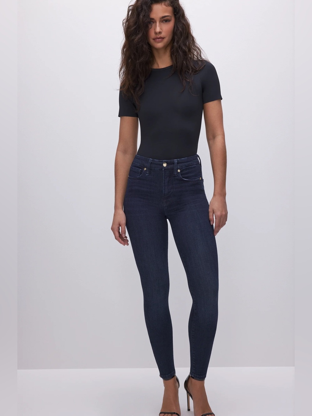 Good American Good Legs Skinny Jeans Blue 224